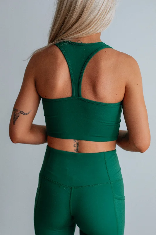 Astoria Sports Bra - Hunter Green