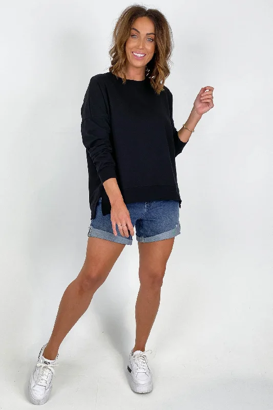 Betty Basics Sienna Sweat Black