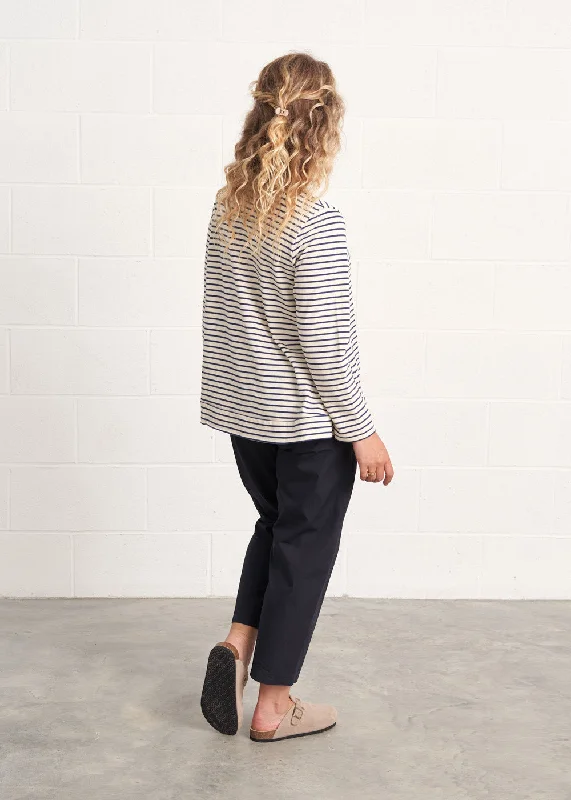 BIDDY STRIPE JERSEY TOP