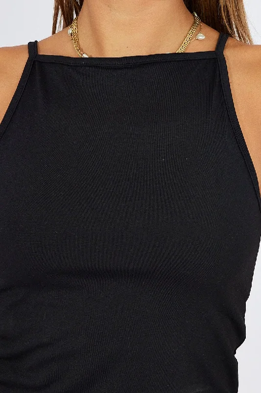 Black Supersoft Tank Top