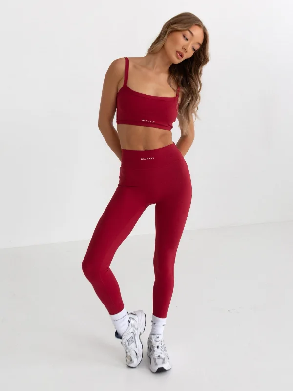 Studio Active Bra - Cherry Red