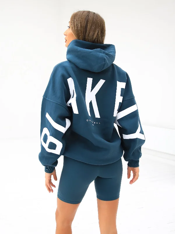 Isabel Oversized Hoodie - Dark Teal