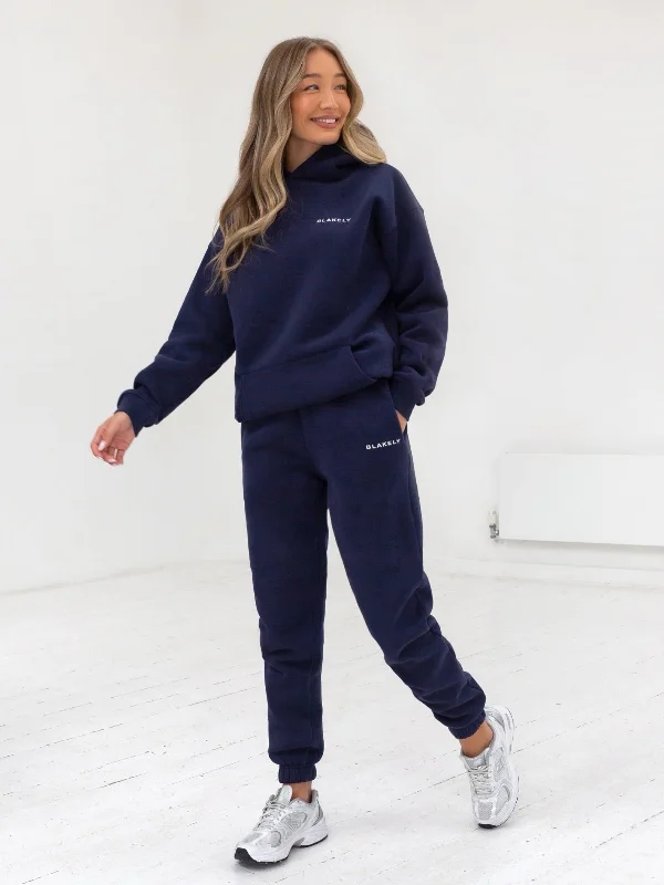 Series Oversized Hoodie - Navy