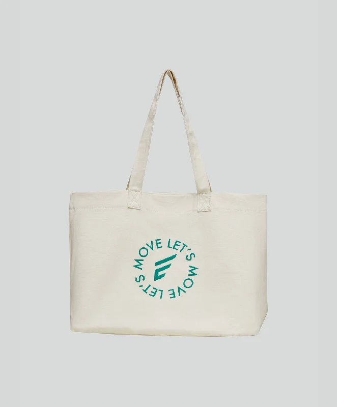 Energized Unisex Tote Bag with Slogan 901-1271