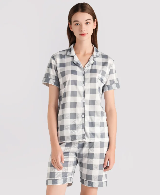 Energized Women's Checked PJ Set 701-2205W