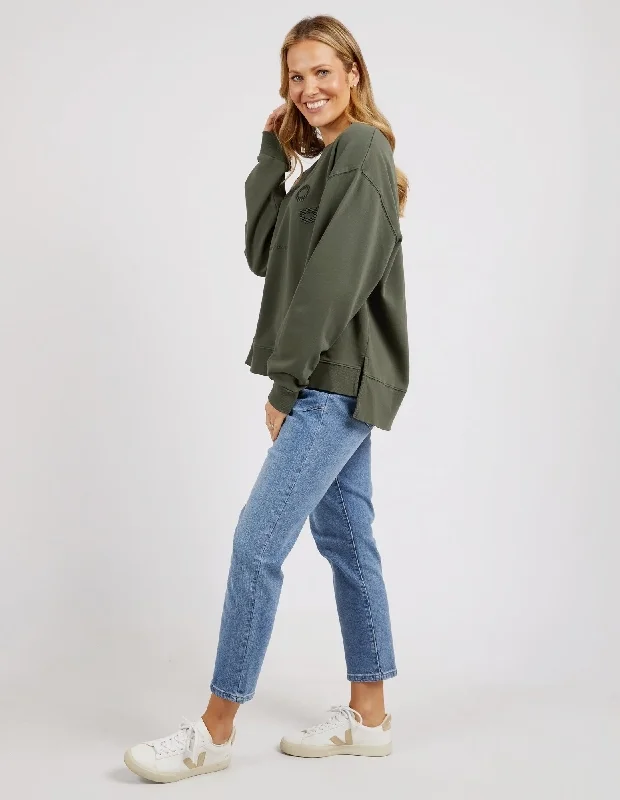 Foxwood Effortless Crew Khaki