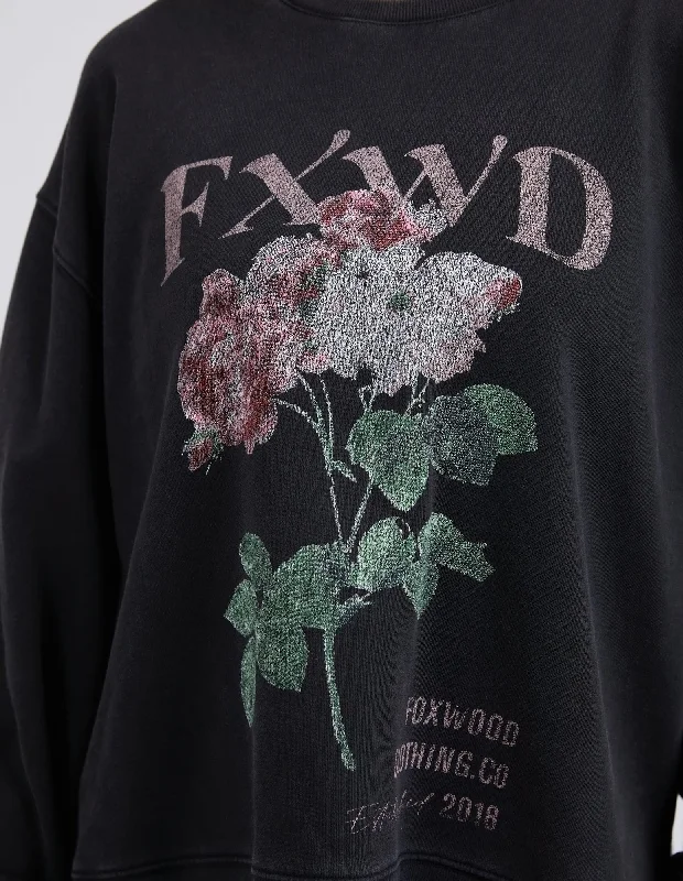 Foxwood Rosa Crew Washed Black