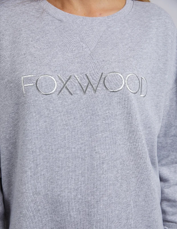 Foxwood Simplified Crew Grey Marle