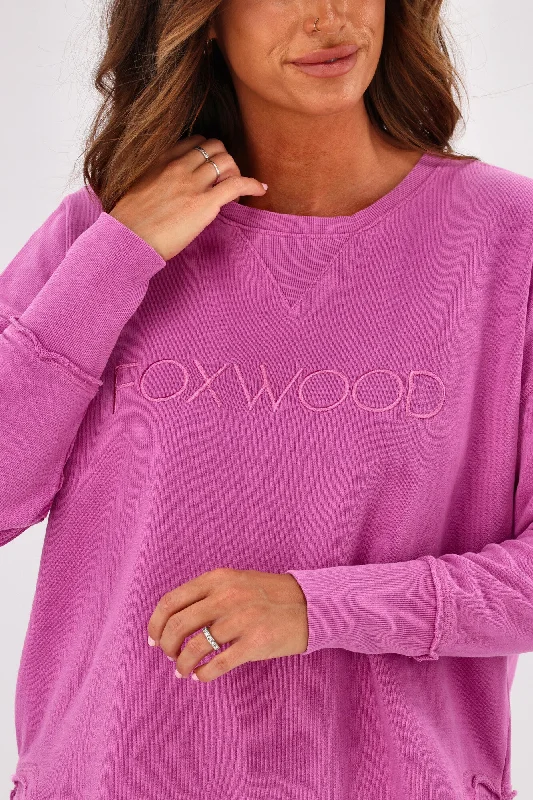 Foxwood Simplified Crew New Fuschia