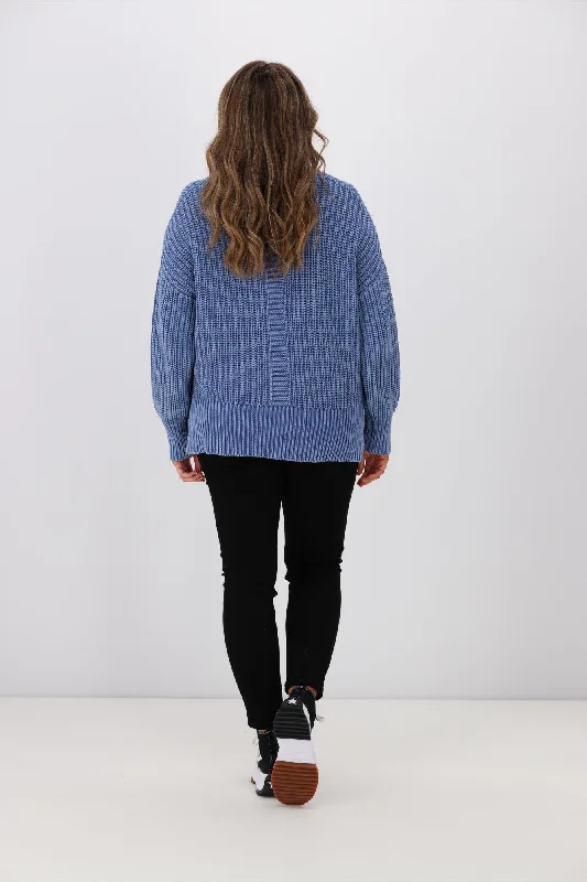 Foxwood Winnie Knit Crew Duke Blue