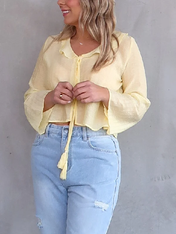 Hannah Blouse - Yellow