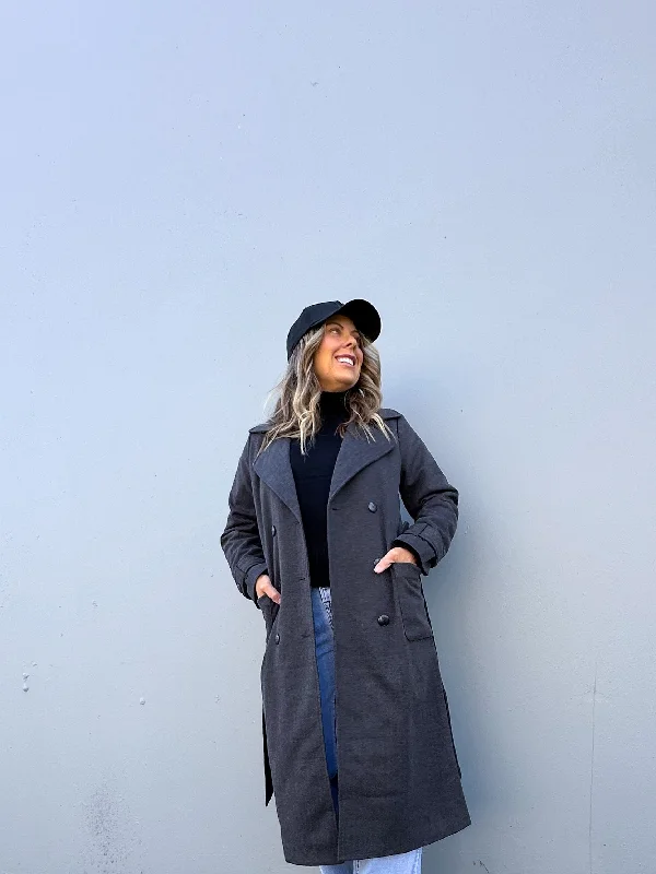 Hardin Coat - Charcoal