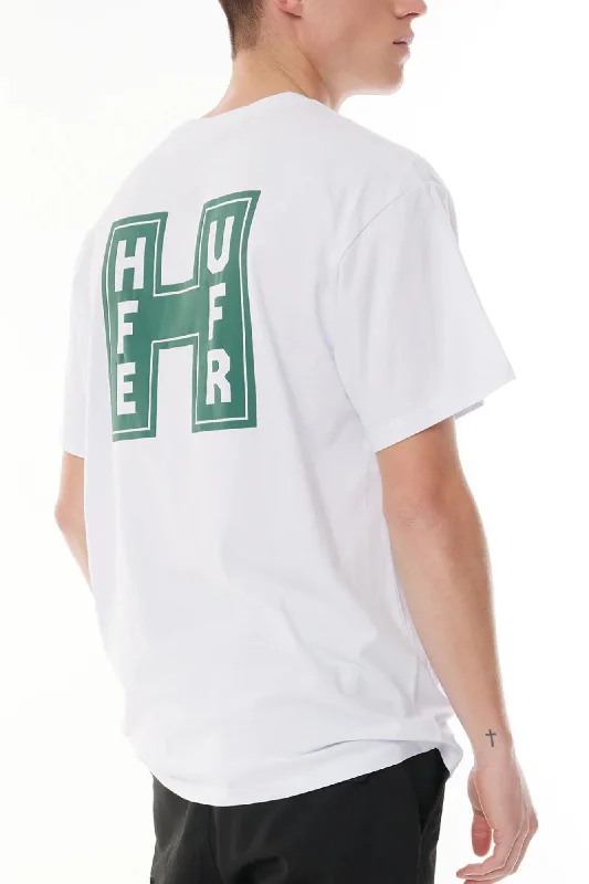 Huffer Mens Classic Tee/Contained White