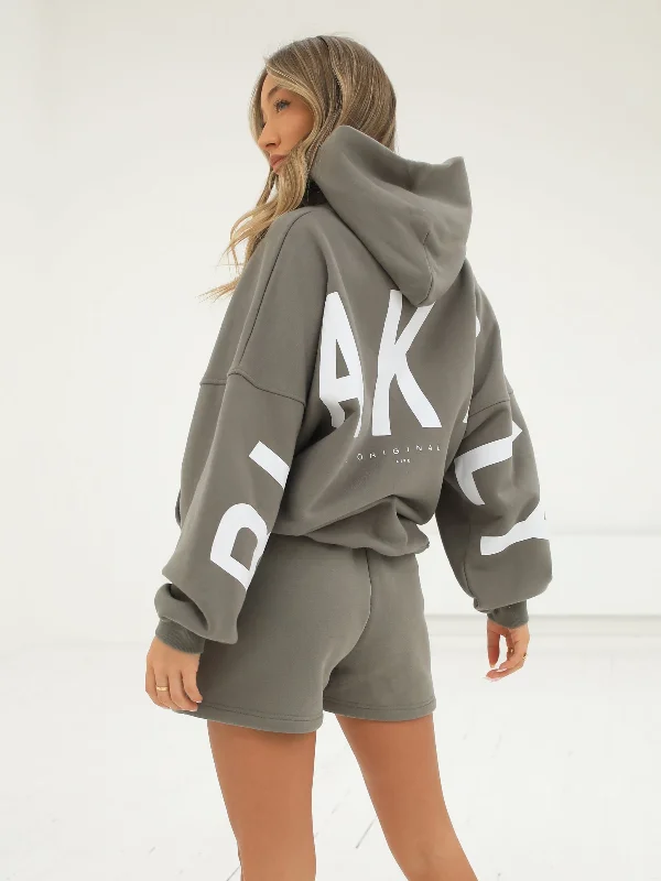 Isabel Oversized Hoodie - Safari Green