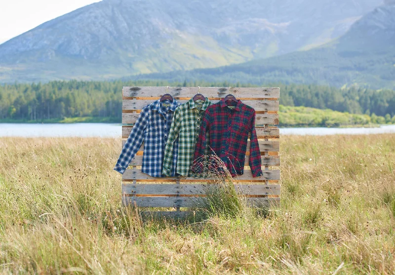 Japonica Check Shirt - Peacock Blue