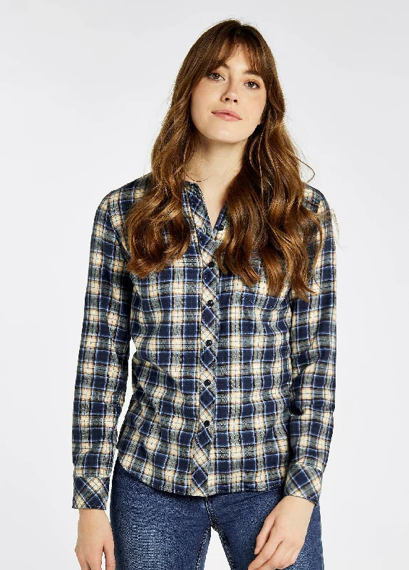 Japonica Check Shirt - Peacock Blue