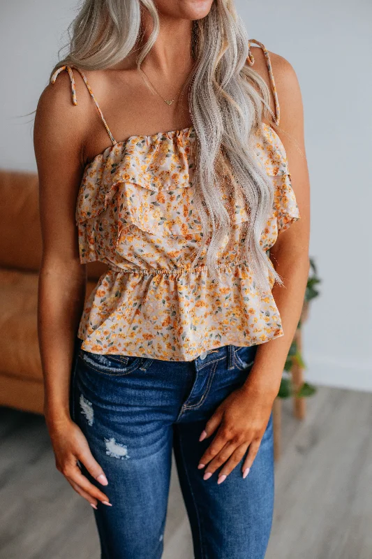 Lilla Floral Tank