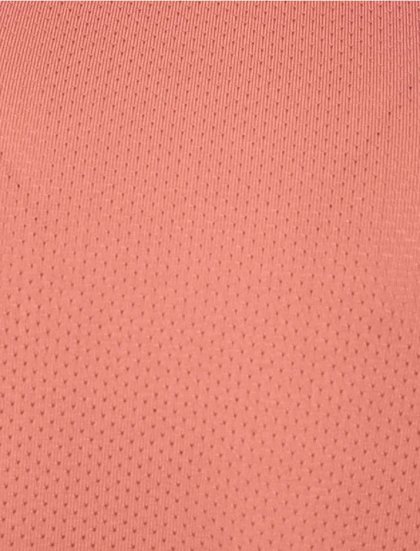 Mancuso Perforated Racer Back Vest Top in Fusion Coral - Tokyo Laundry Active