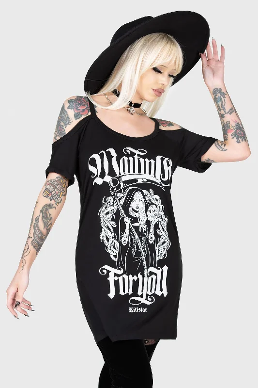 Muerte Waiting Distress Top