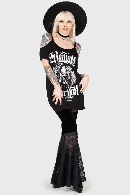 Muerte Waiting Distress Top