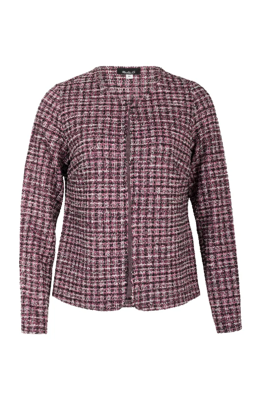 Parisienne Look Jacket | Pink Black Check | 8184ZR