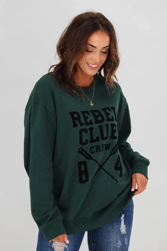 Rebel Club by Shine On Rowing Crew Green