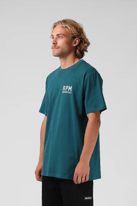 RPM Mens College 94 Tee Teal