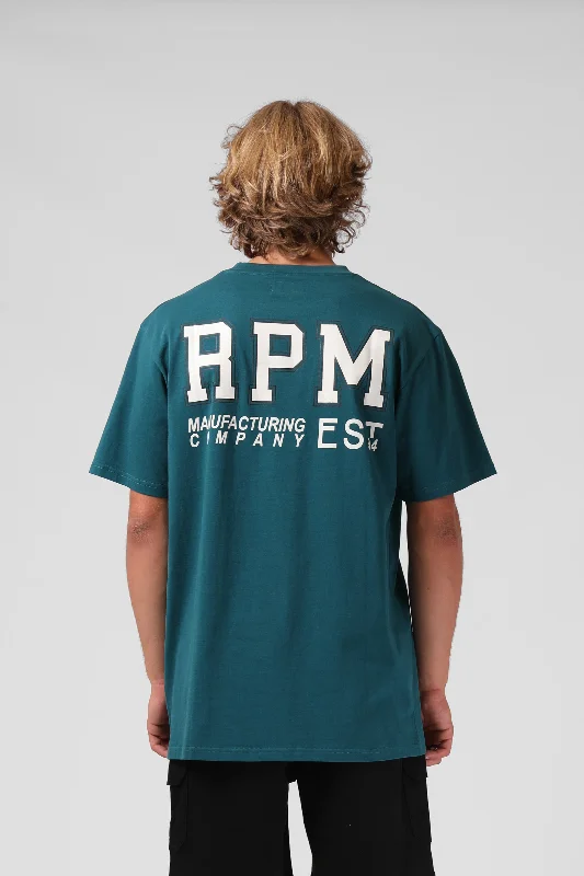 RPM Mens College 94 Tee Teal