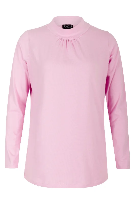 Season basic Turtle neck Top | PINK | 6555ZZ