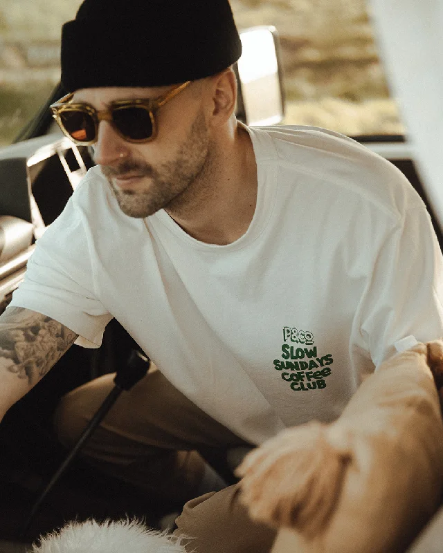 Slow Sundays T-Shirt - Off White