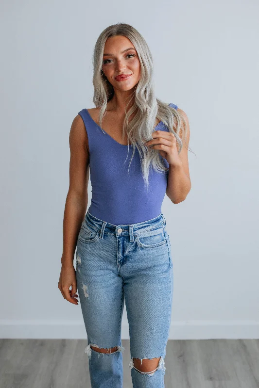 Sweet & Simple Bodysuit - Periwinkle