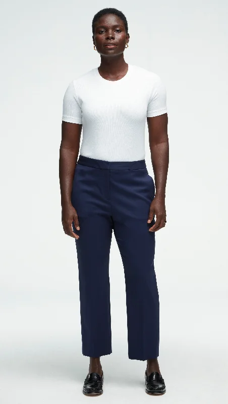 Tailored Trouser in Seasonless Wool | Navy