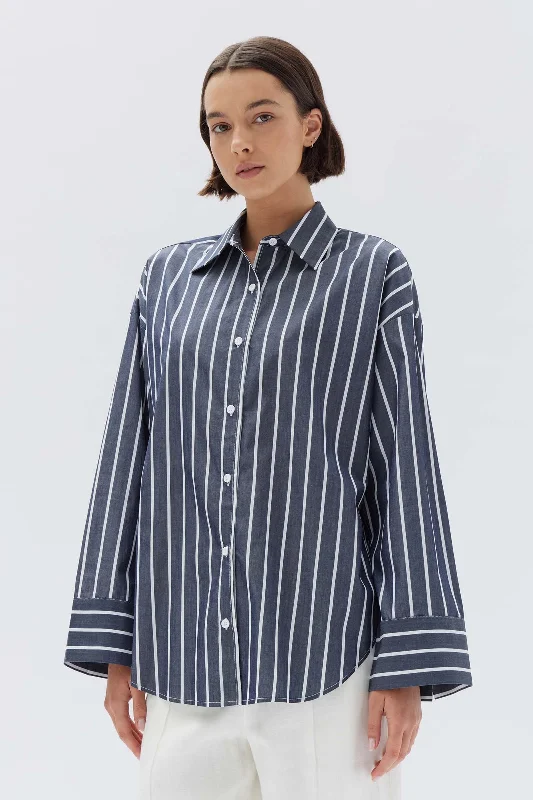 Tala Poplin Stripe Shirt