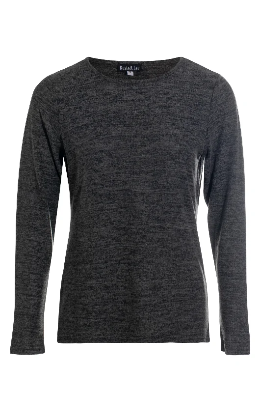 Versatile Soft Warm Touch Top | CHARCOAL | 6361ZZ