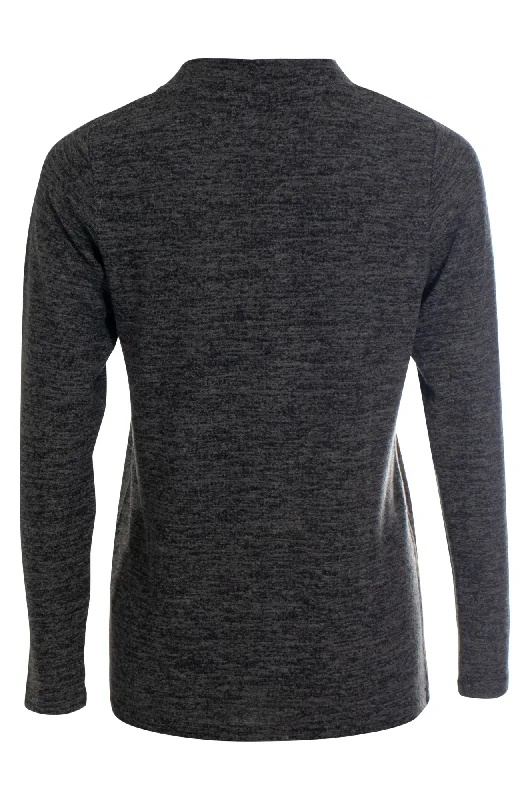 Turtle neck Soft Warm Touch Top | CHARCOAL | 6362ZZ