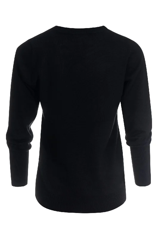 Light weight Knitwear Top | Black | 7301ZZ