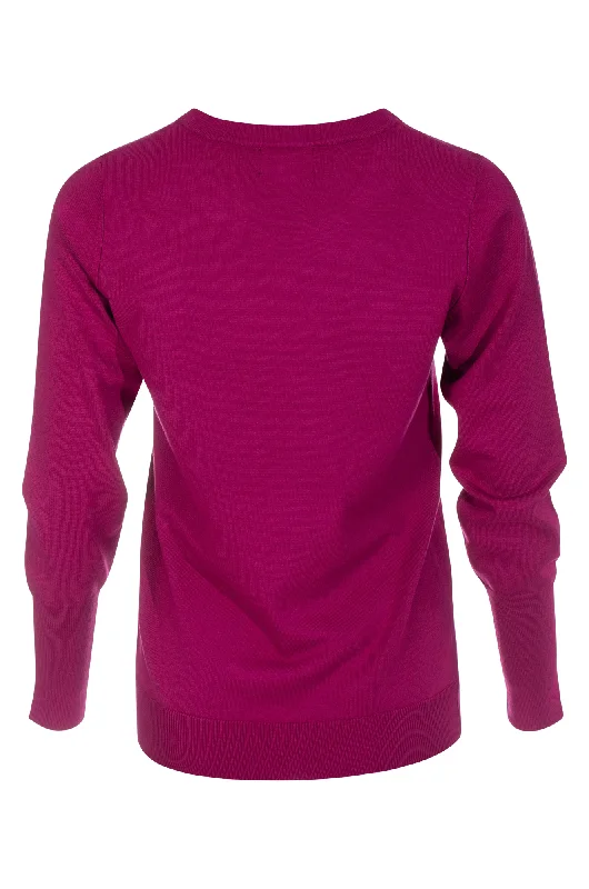 Light weight Knitwear Top | RASPBERRY | 7301ZZ