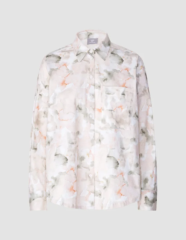 Oversized Long Sleeve Shirt Rainforest