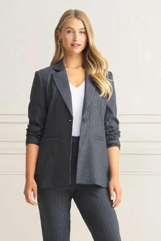 Long Line Linen Jacket