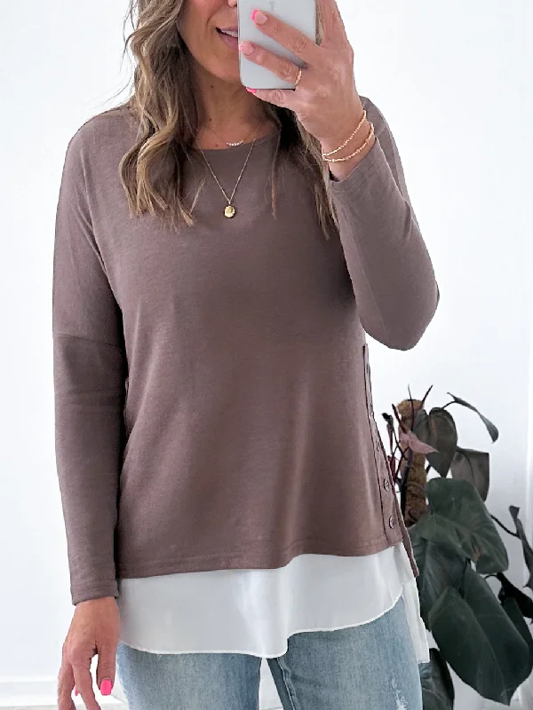 Zoe Top - Taupe