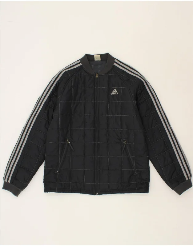 Men's Coats with Quilted LiningADIDAS Mens Bomber Jacket UK 38 Medium Grey Polyester Men's Coats with Quilted LiningADIDAS Mens Bomber Jacket UK 38 Medium Grey Polyester