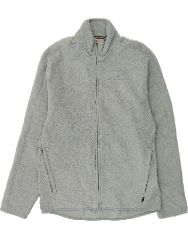 Men's Coats with Convertible CollarsADIDAS Mens Fleece Jacket UK 38 Medium Grey Polyester Men's Coats with Convertible CollarsADIDAS Mens Fleece Jacket UK 38 Medium Grey Polyester