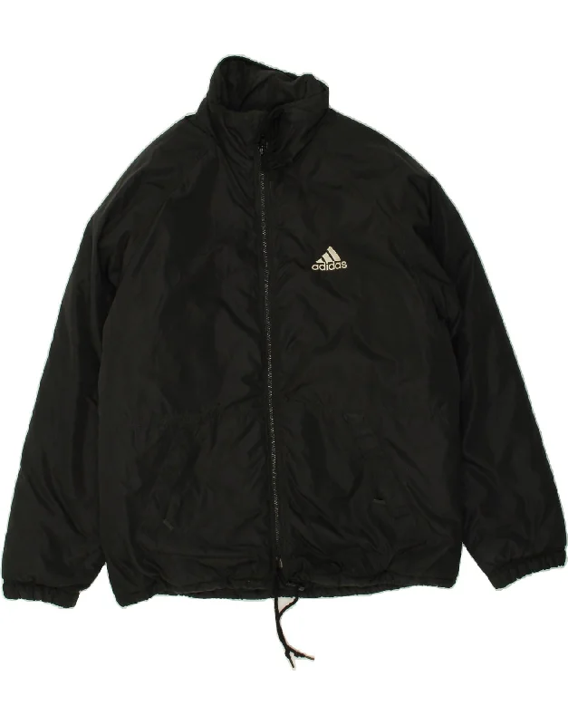Men's Coats without LiningADIDAS Mens Padded Jacket UK 36 Small Black Polyester