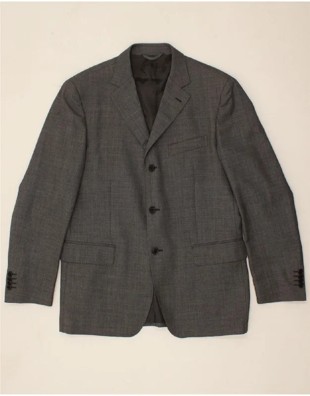 Men's Coats Made in the USABROOKSFIELD Mens Tailored 3 Button Blazer Jacket IT 52 XL Grey Wool Men's Coats Made in the USABROOKSFIELD Mens Tailored 3 Button Blazer Jacket IT 52 XL Grey Wool