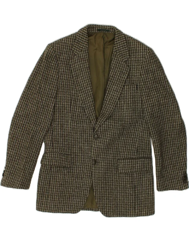 Men's Coats for Dressy OccasionsBURBERRYS Mens 2 Button Blazer Jacket UK 38 Medium Khaki Check Viscose Men's Coats for Dressy OccasionsBURBERRYS Mens 2 Button Blazer Jacket UK 38 Medium Khaki Check Viscose