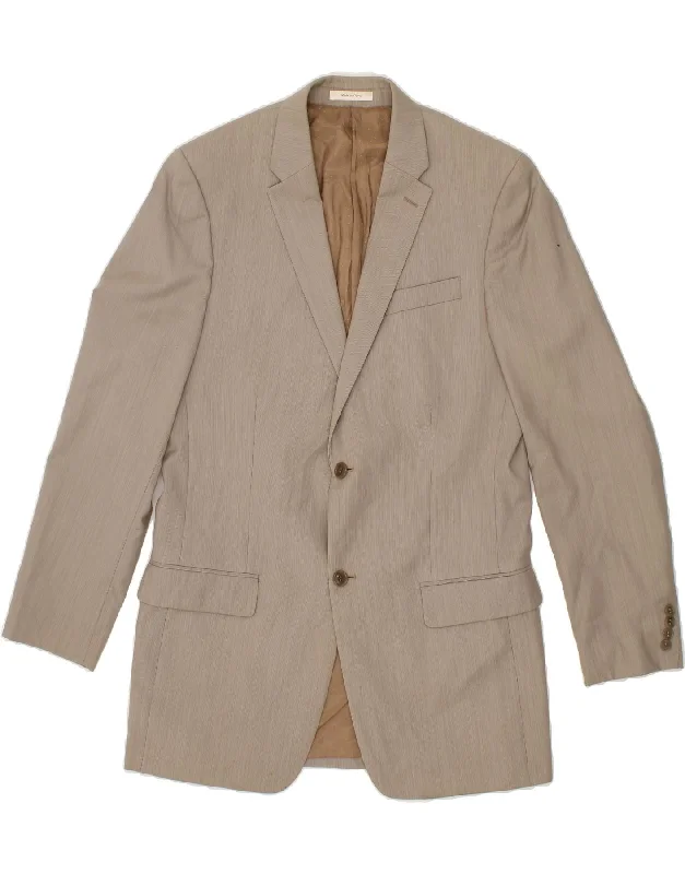 Men's Coats for Every BudgetCALVIN KLEIN Mens 2 Button Blazer Jacket IT 42 XL Grey Wool