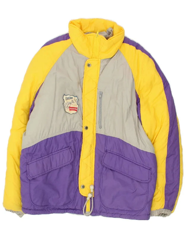 Men's Coats with Military InfluenceCARRERA Mens Graphic Windbreaker Jacket UK 40 Large Purple Colourblock