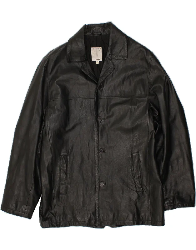 Lightweight Men's WindbreakersCONBIPEL Mens Leather Jacket IT 50 Large Black Leather Lightweight Men's WindbreakersCONBIPEL Mens Leather Jacket IT 50 Large Black Leather