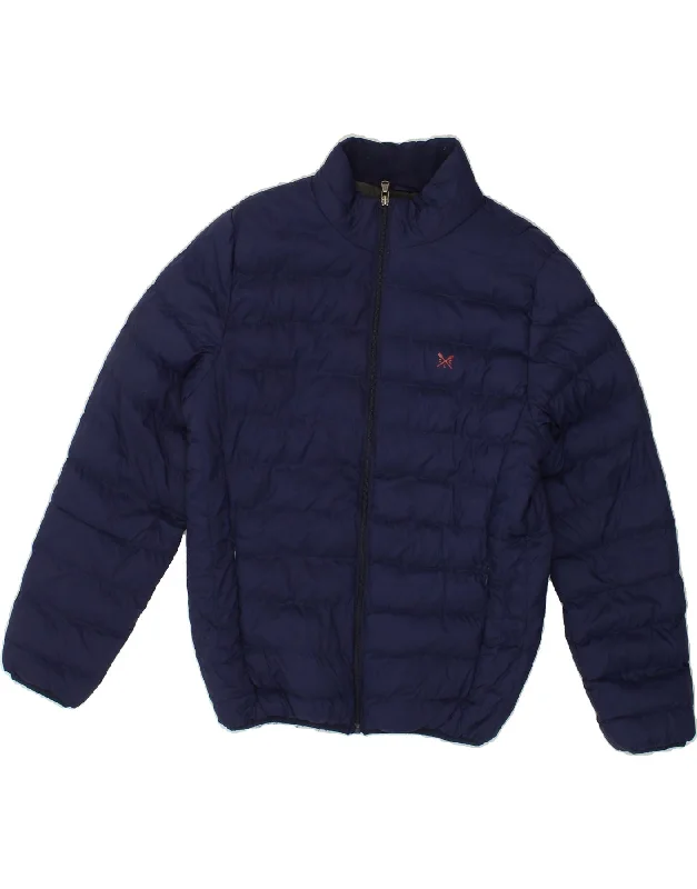 Men's Coats with Embroidered DetailsCREW CLOTHING Mens Padded Jacket UK 40 Medium Navy Blue Polyester Men's Coats with Embroidered DetailsCREW CLOTHING Mens Padded Jacket UK 40 Medium Navy Blue Polyester
