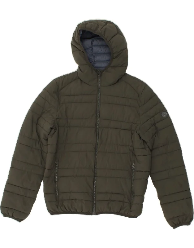 Essential Men's Puffer JacketsDAKS Mens Hooded Padded Jacket UK 36 Small Khaki Polyester Essential Men's Puffer JacketsDAKS Mens Hooded Padded Jacket UK 36 Small Khaki Polyester